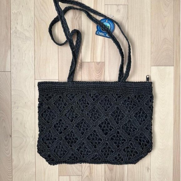 Cherokee crochet tote bag, new with tags (deadstock). - Picture 2 of 8